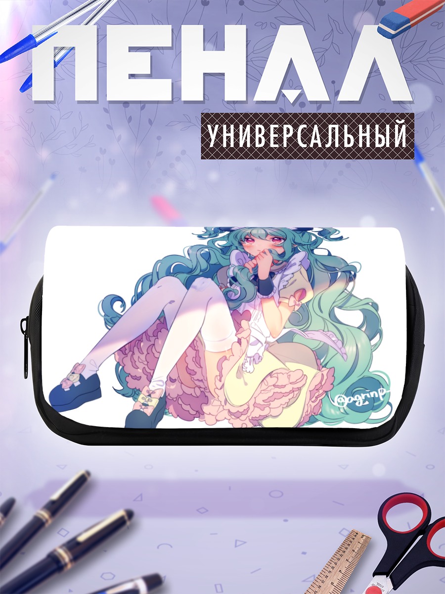 Пенал-косметичка Мику Хацунэ в лолите
