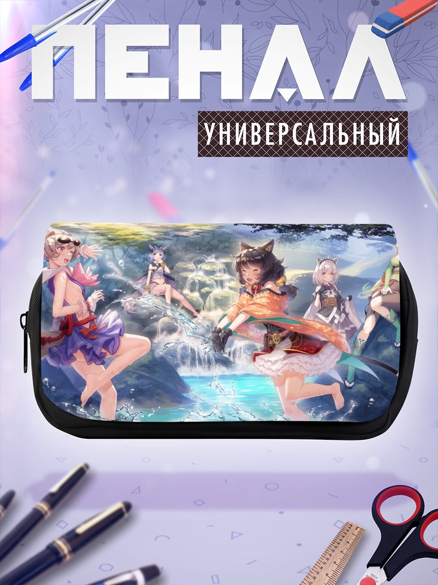 Пенал-косметичка Лесные нимфы в водопаде