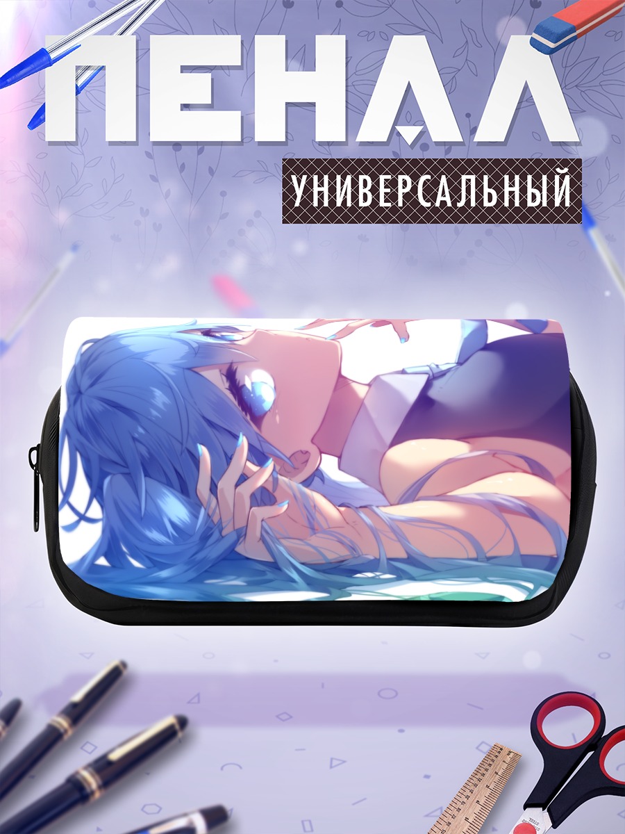 Пенал-косметичка Мику Хацунэ в лучах