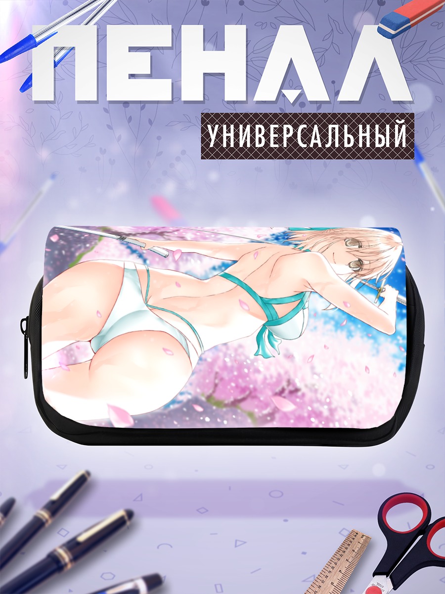 Пенал-косметичка Окита Содзи в сакуре