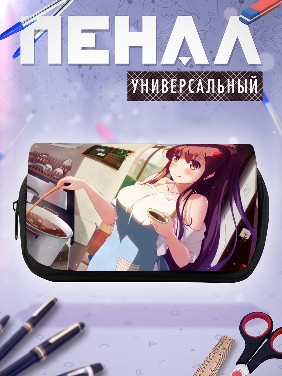 Пенал-косметичка Девушка в фартуке