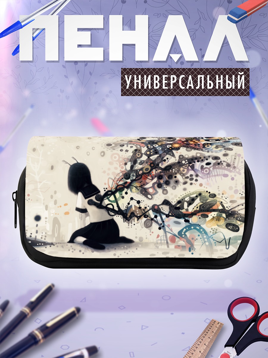 Пенал-косметичка Девочка с крыльями