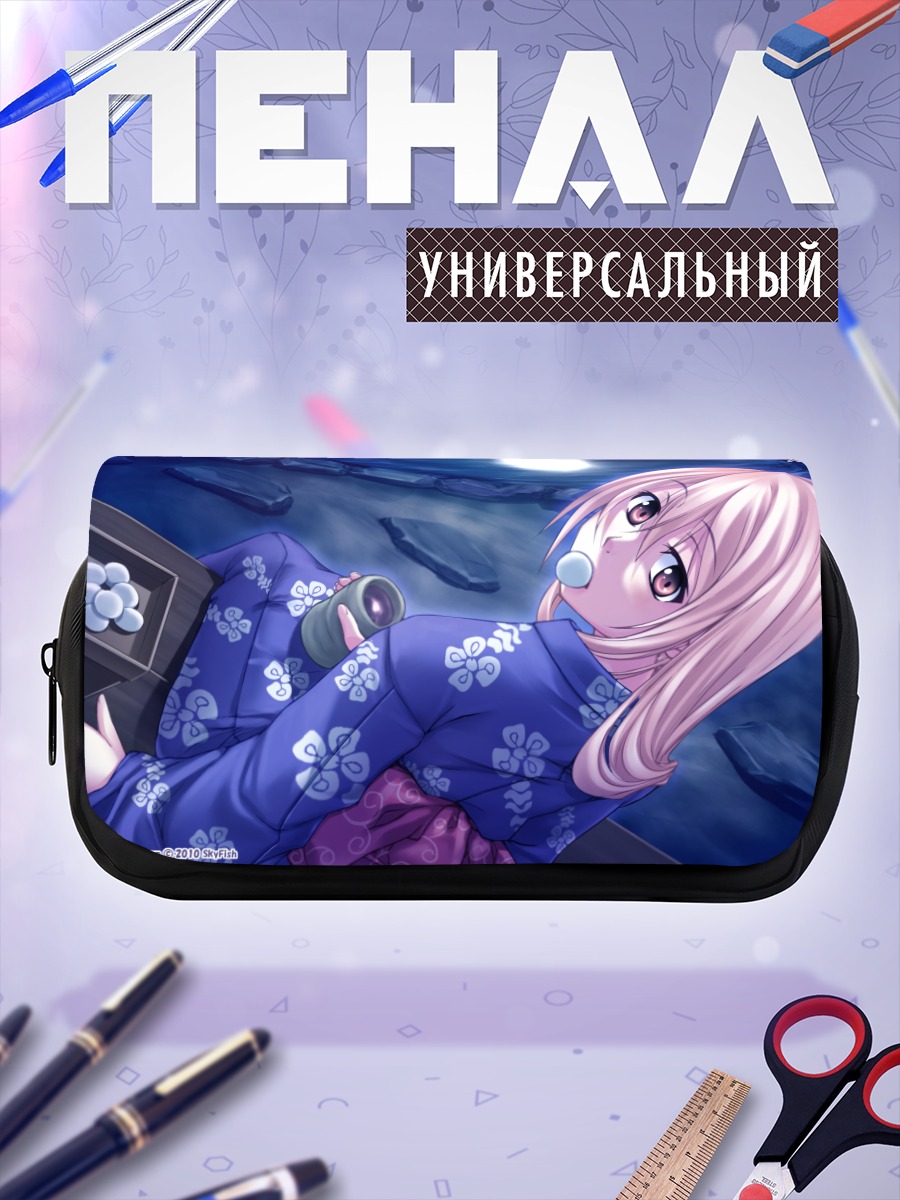 Пенал-косметичка Девушка в кимоно
