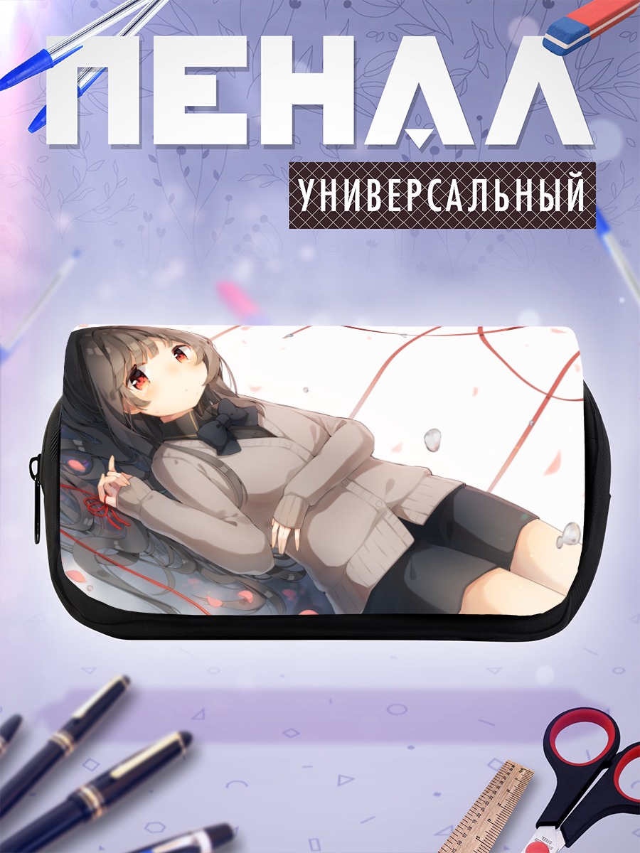 Пенал-косметичка Девушка в лепестках