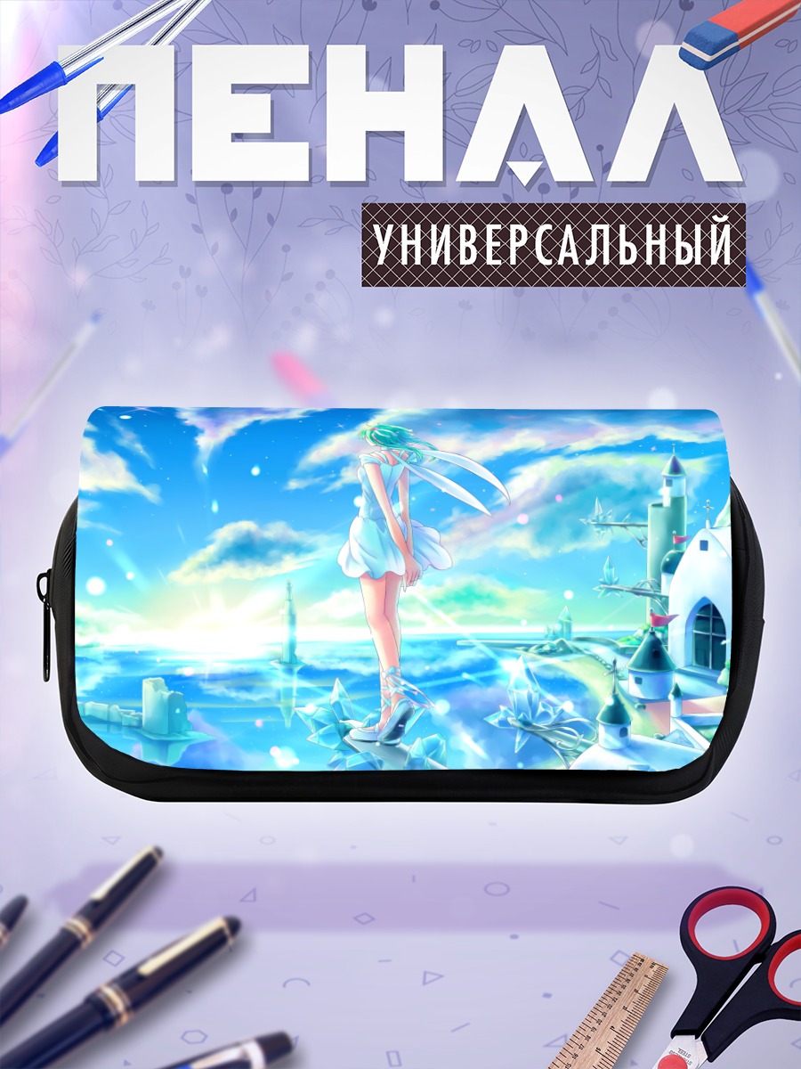 Пенал-косметичка Мику Хацунэ в замке