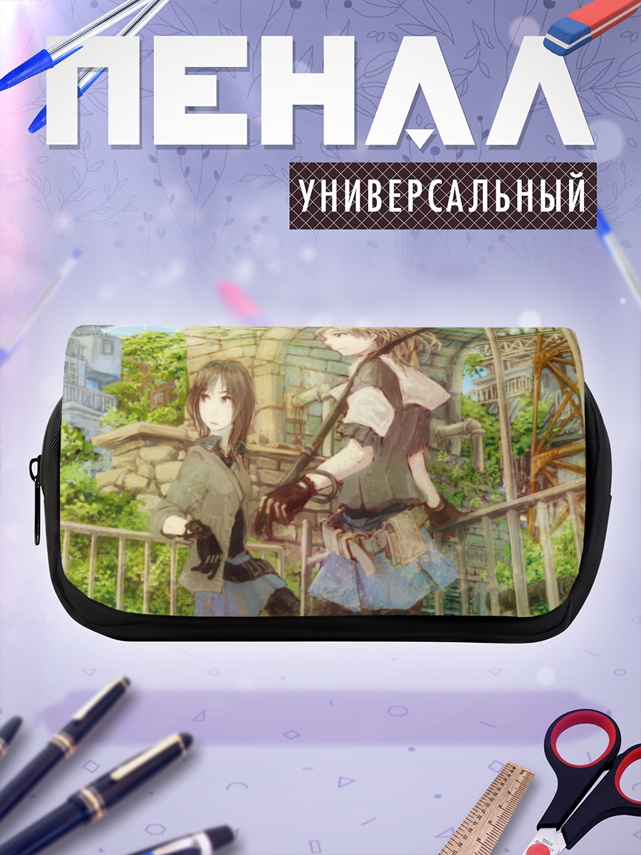 Пенал-косметичка Девушки с мечом