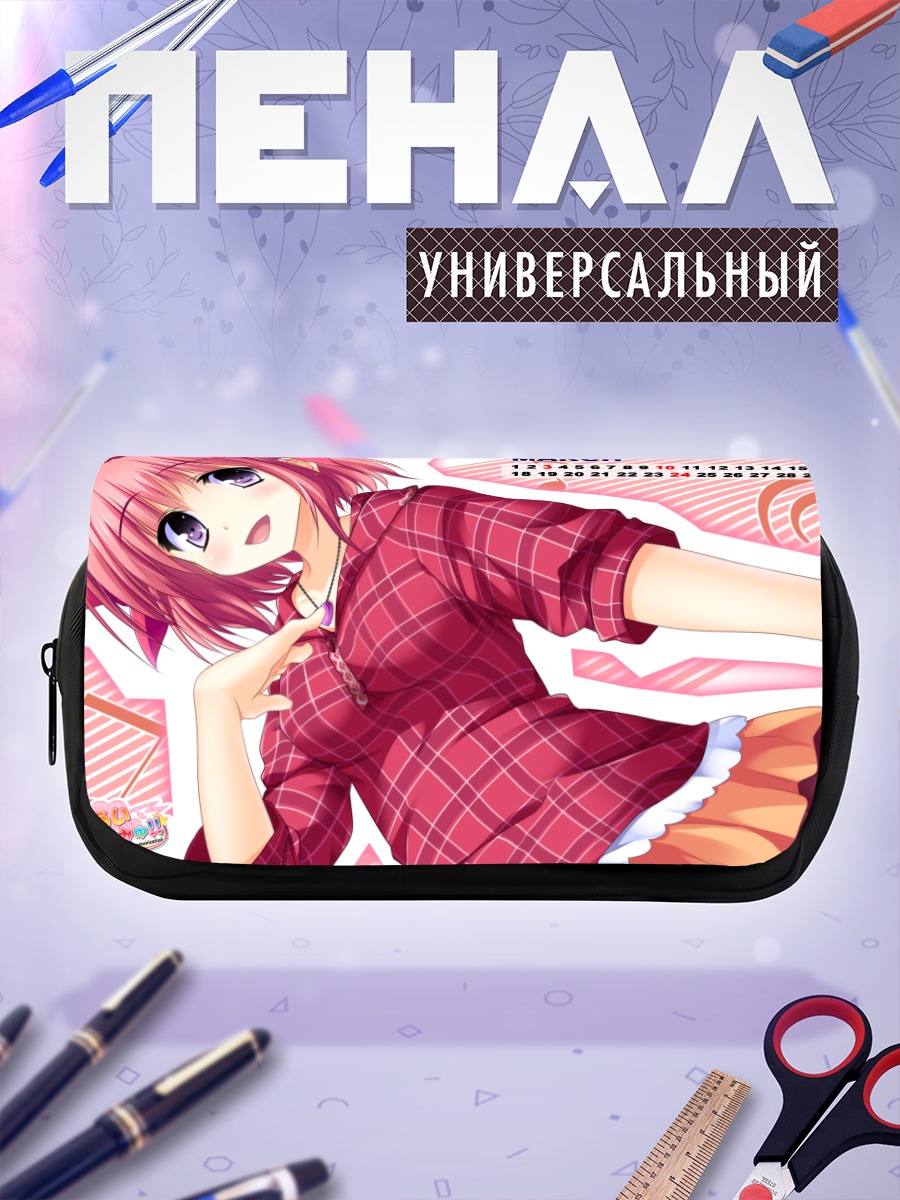 Пенал-косметичка Фууро Коиваи в клетку
