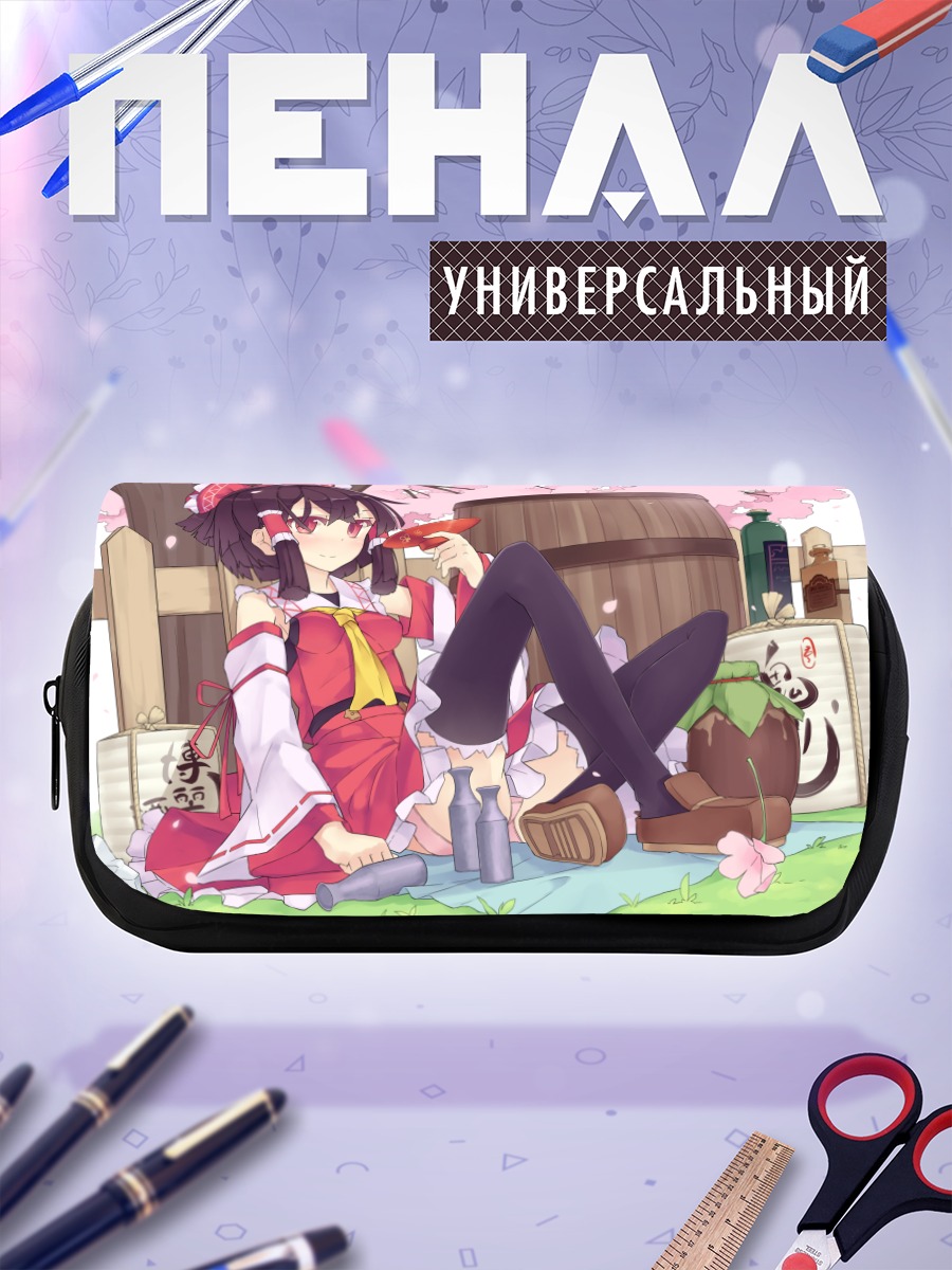 Пенал-косметичка Рейму Хакурей в сакуре