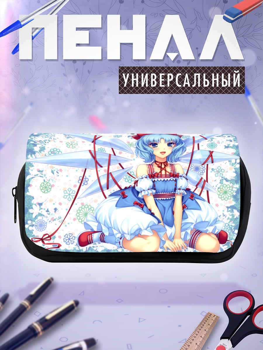 Пенал-косметичка Сирно в снежинках