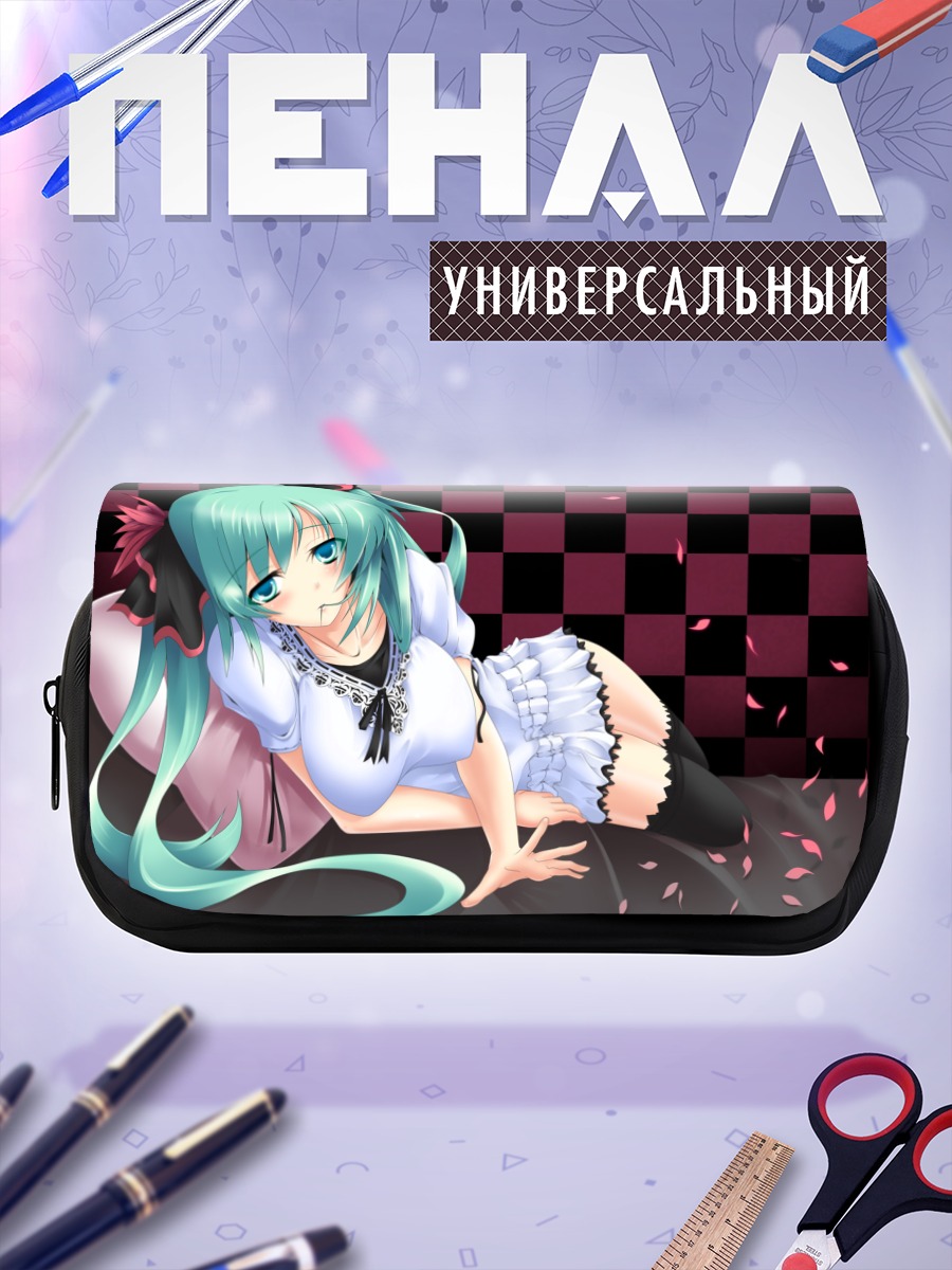 Пенал-косметичка Мику Хацунэ в платье