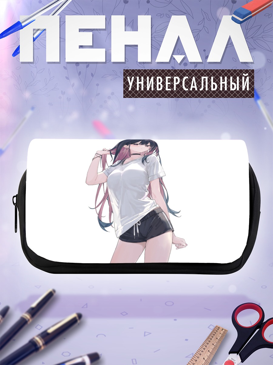 Пенал-косметичка Девушка в белом