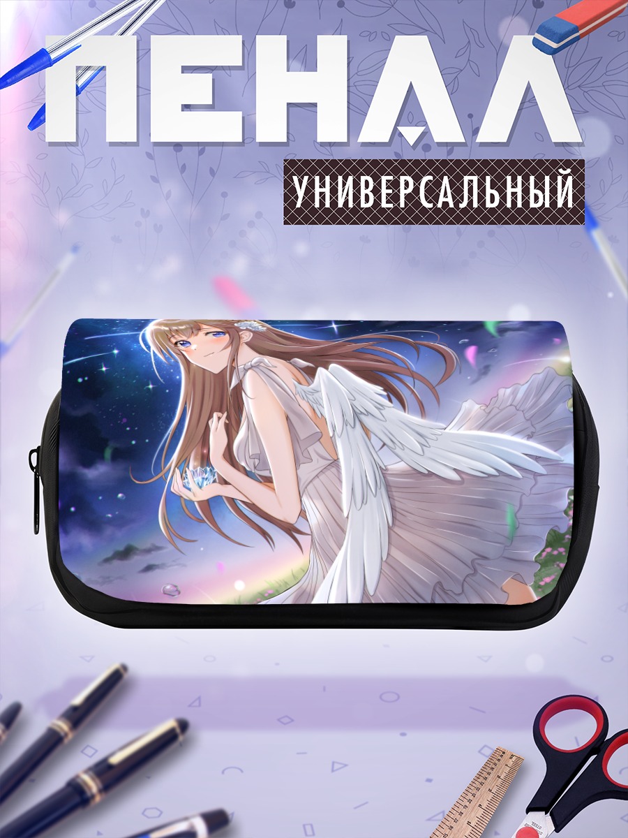 Пенал-косметичка Ангел в цветах