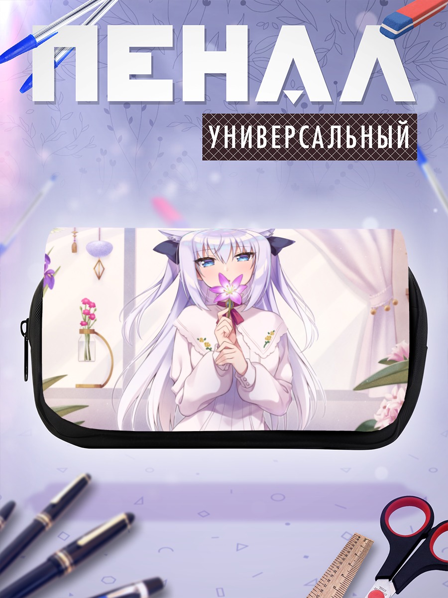 Пенал-косметичка Миширо Шираюки с цветком