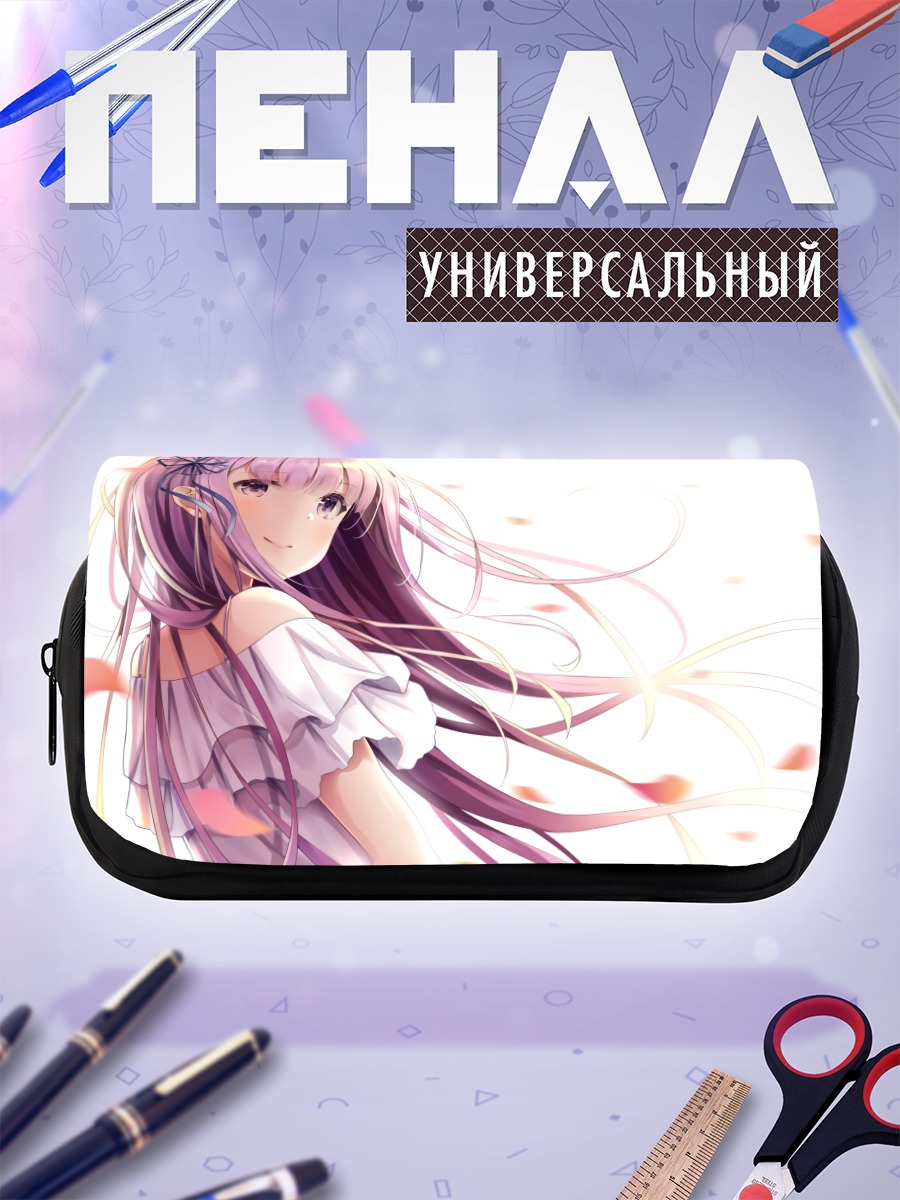 Пенал-косметичка Девушка в лепестках