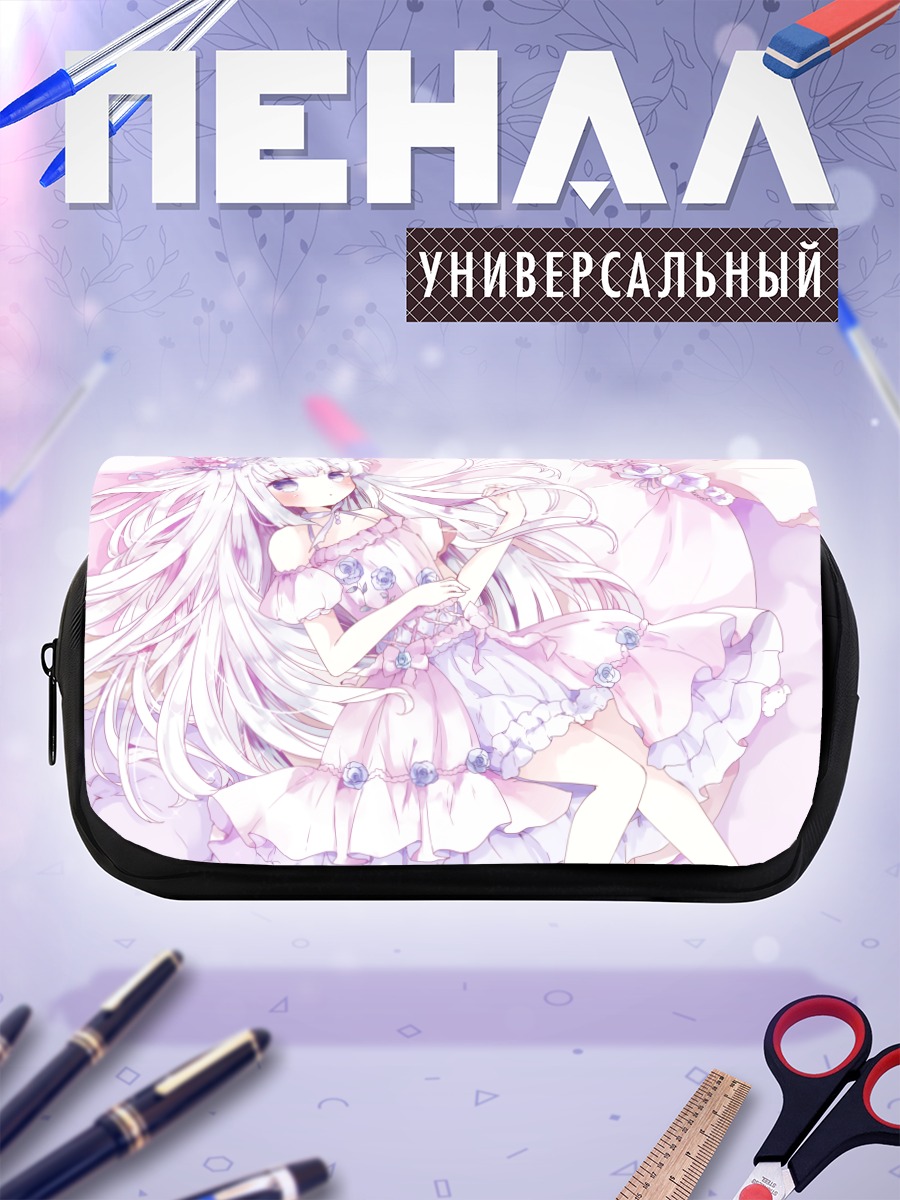 Пенал-косметичка Девочка в лолите