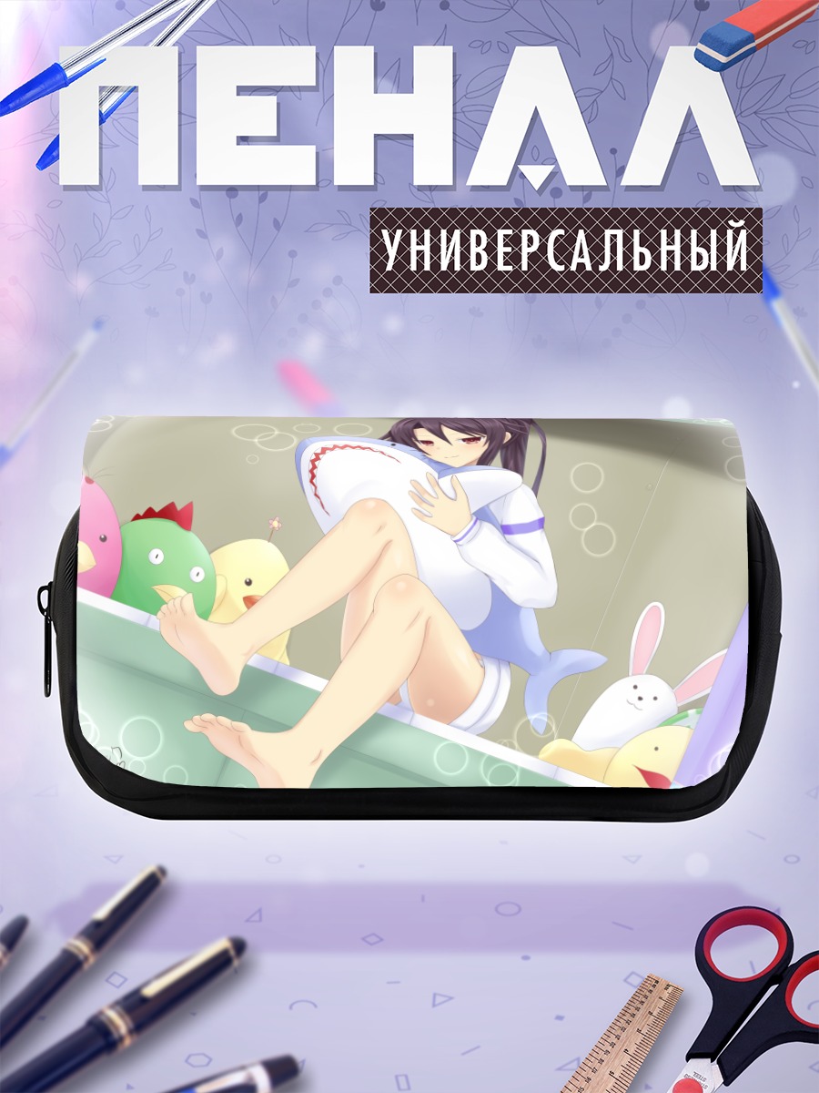 Пенал-косметичка Маширо Мунетани с акулой