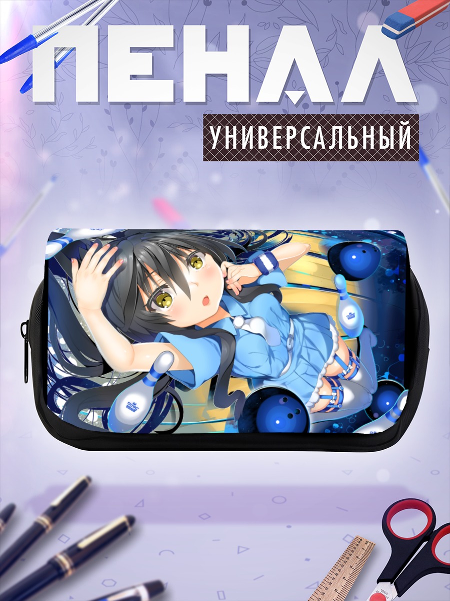 Пенал-косметичка Некро-сан в голубом