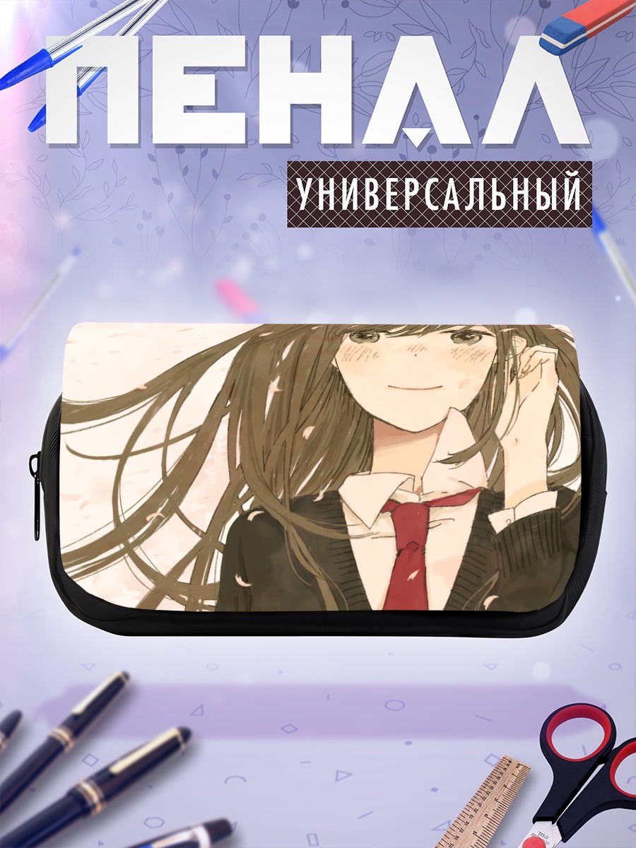 Пенал-косметичка Девушка в лепестках