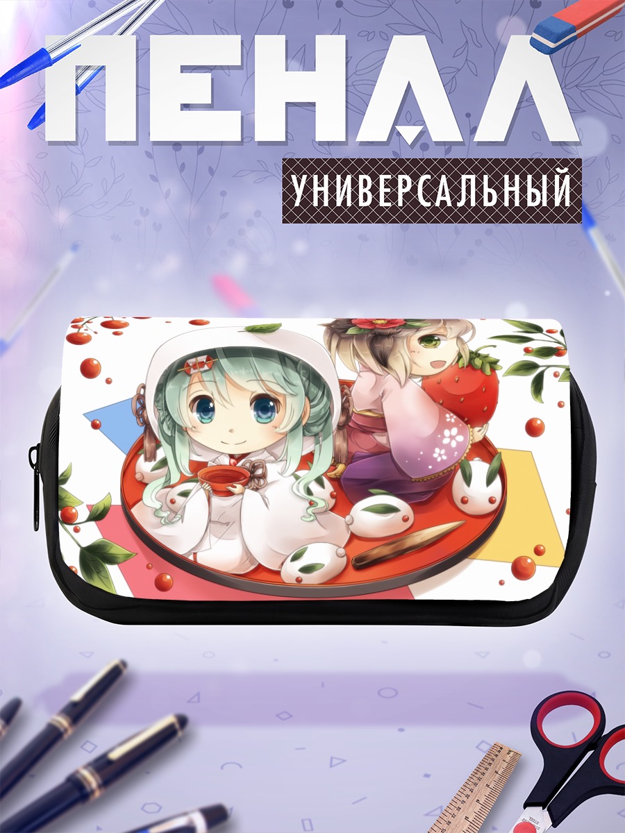 Пенал-косметичка Мику Хацунэ и Мэйко
