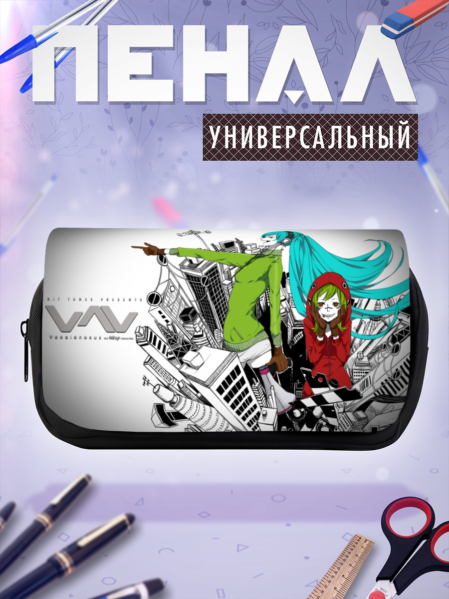 Пенал-косметичка Мику Хацунэ и Гуми