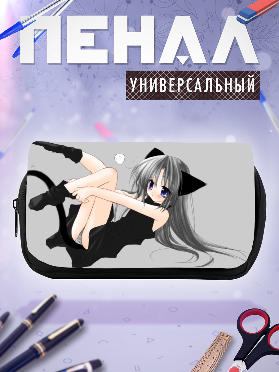 Пенал-косметичка Девушка-кошка в белье