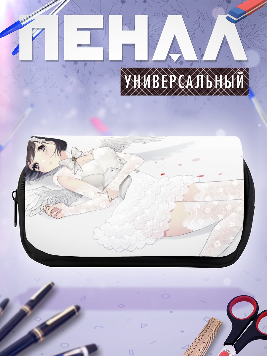 Пенал-косметичка Ангел в цветах