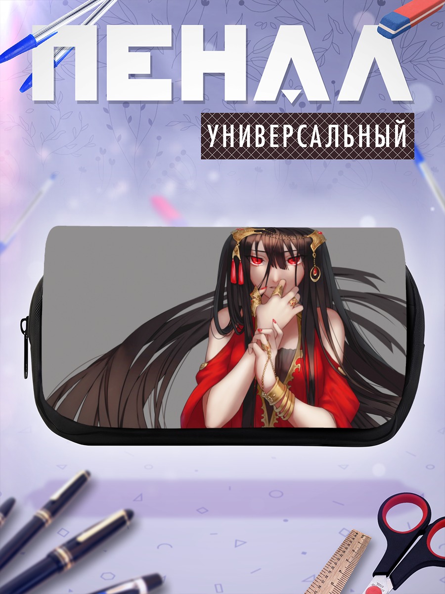 Пенал-косметичка Девушка в красном