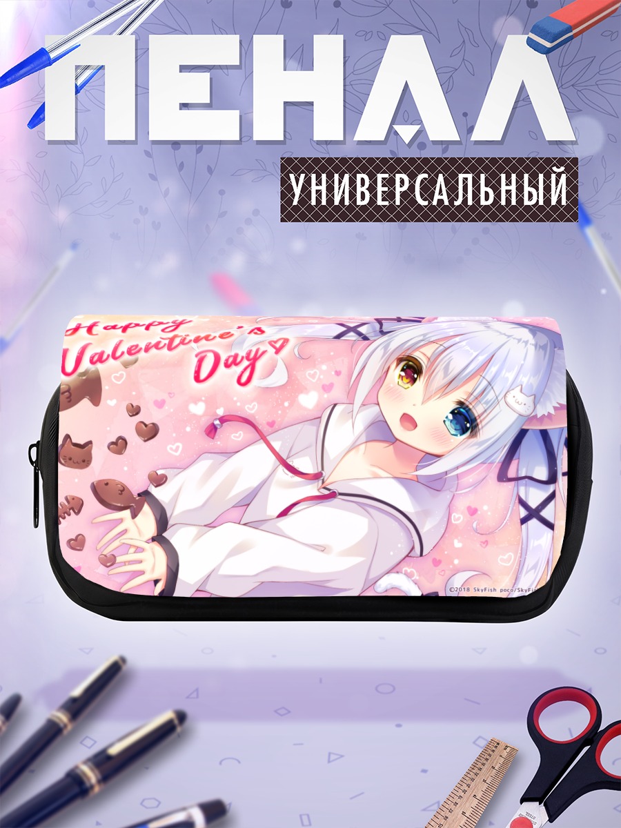 Пенал-косметичка Мику Хацунэ на Валентинов день