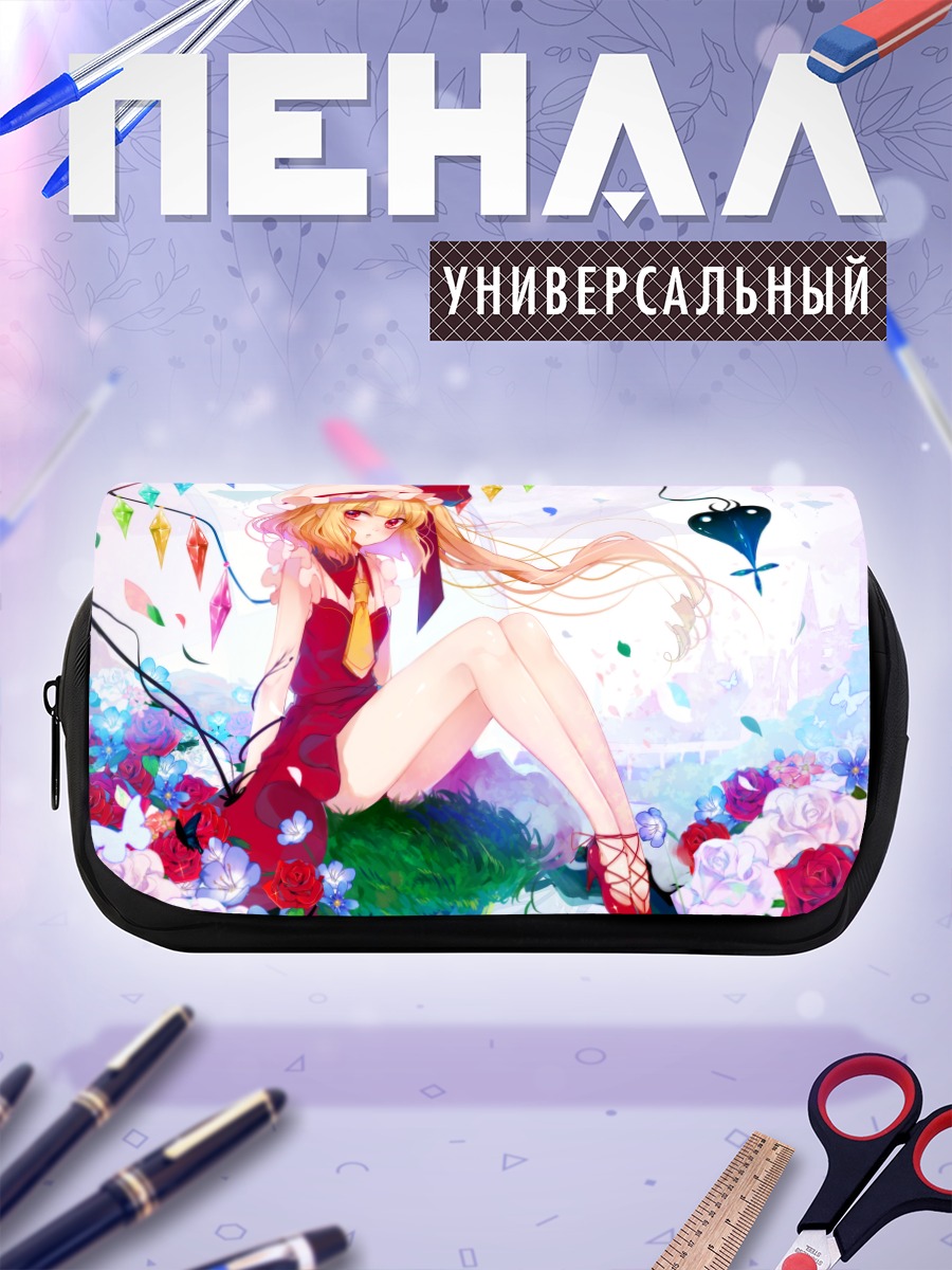 Пенал-косметичка Фландр Скарлет в цветах
