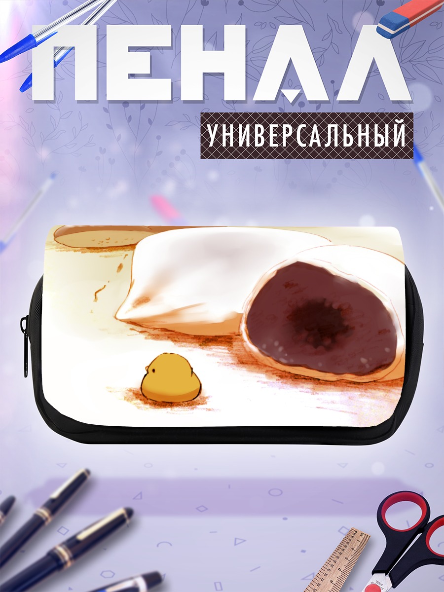 Пенал-косметичка Птичка и десерт