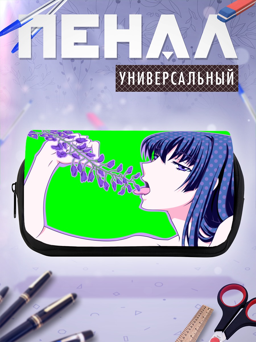 Пенал-косметичка Сидзуку Санго с цветами