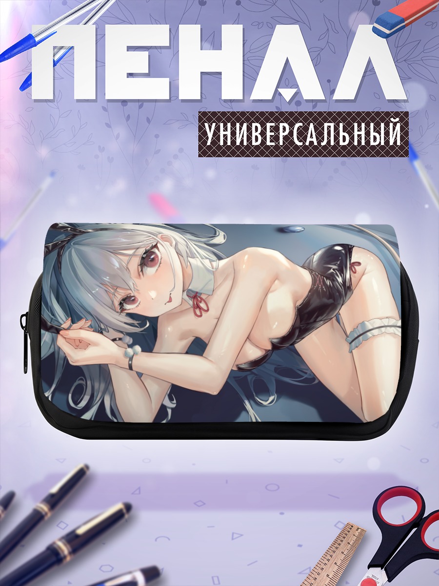 Пенал-косметичка Девушка-зайчик в леотарде