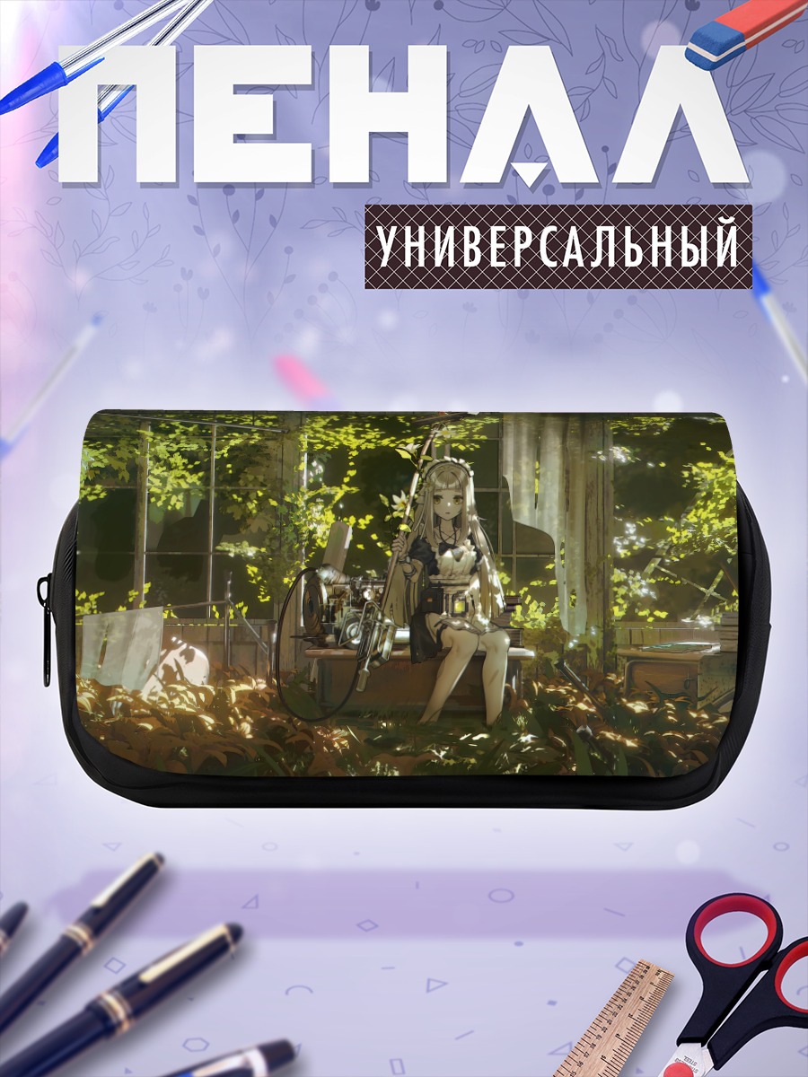 Пенал-косметичка Горничная в цветах