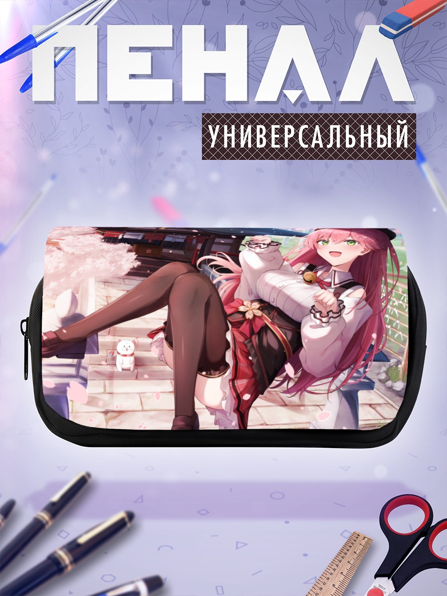 Пенал-косметичка Сакура Мико в храме