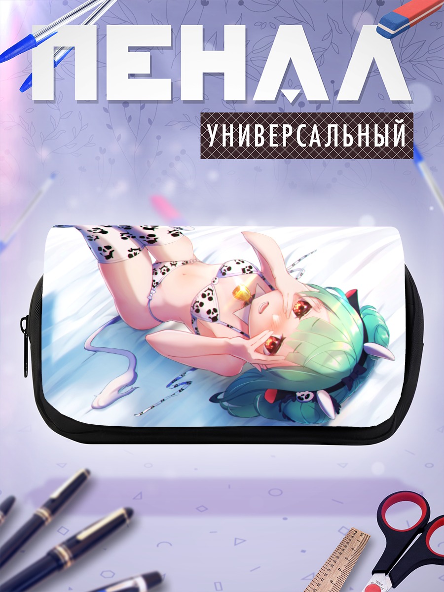 Пенал-косметичка Уруха Русия в горошек