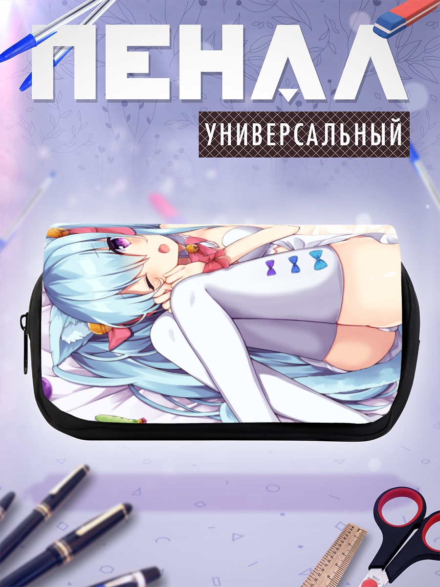 Пенал-косметичка Мику Хацунэ кошка
