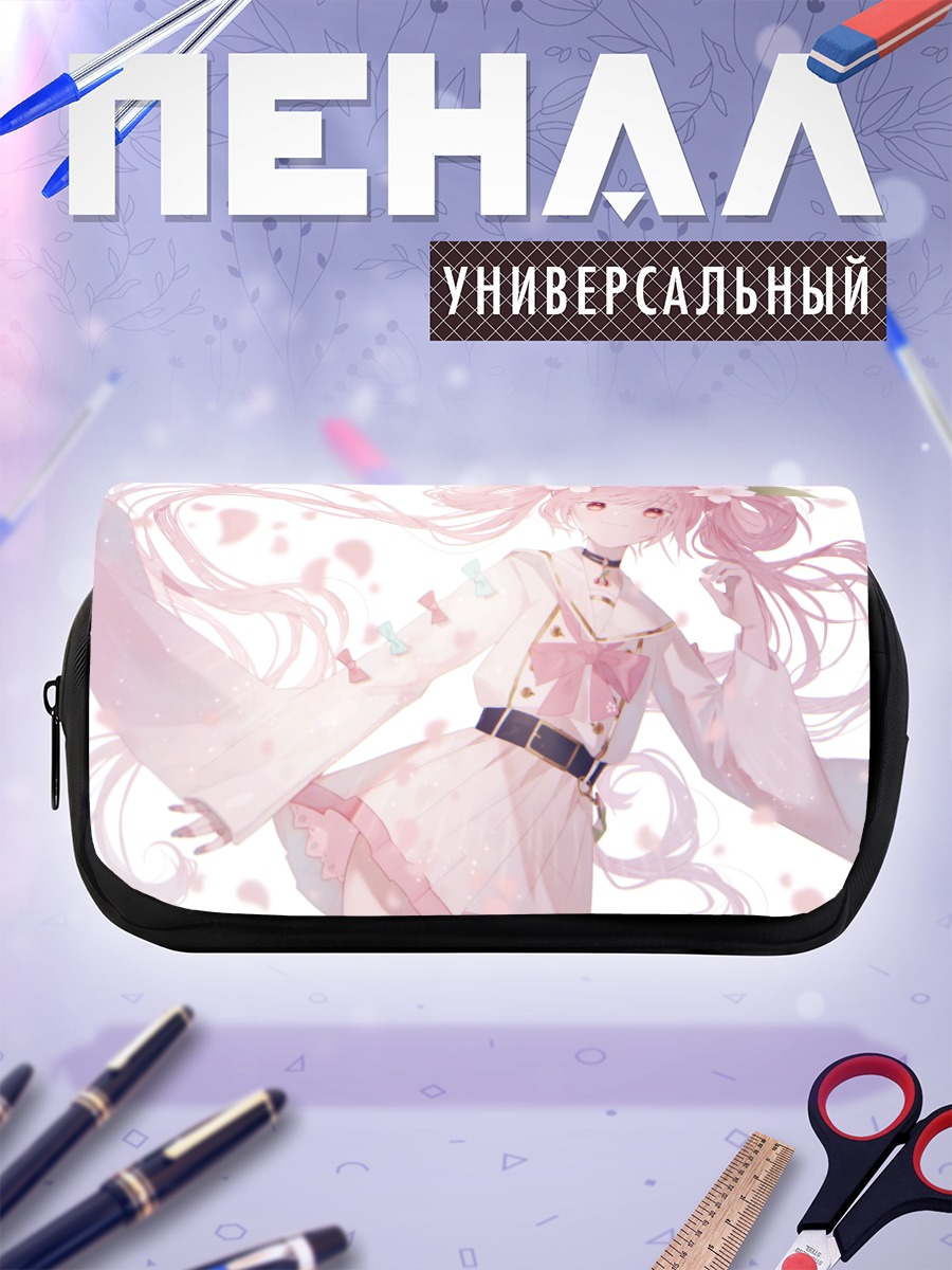 Пенал-косметичка Мику Хацунэ в сакуре