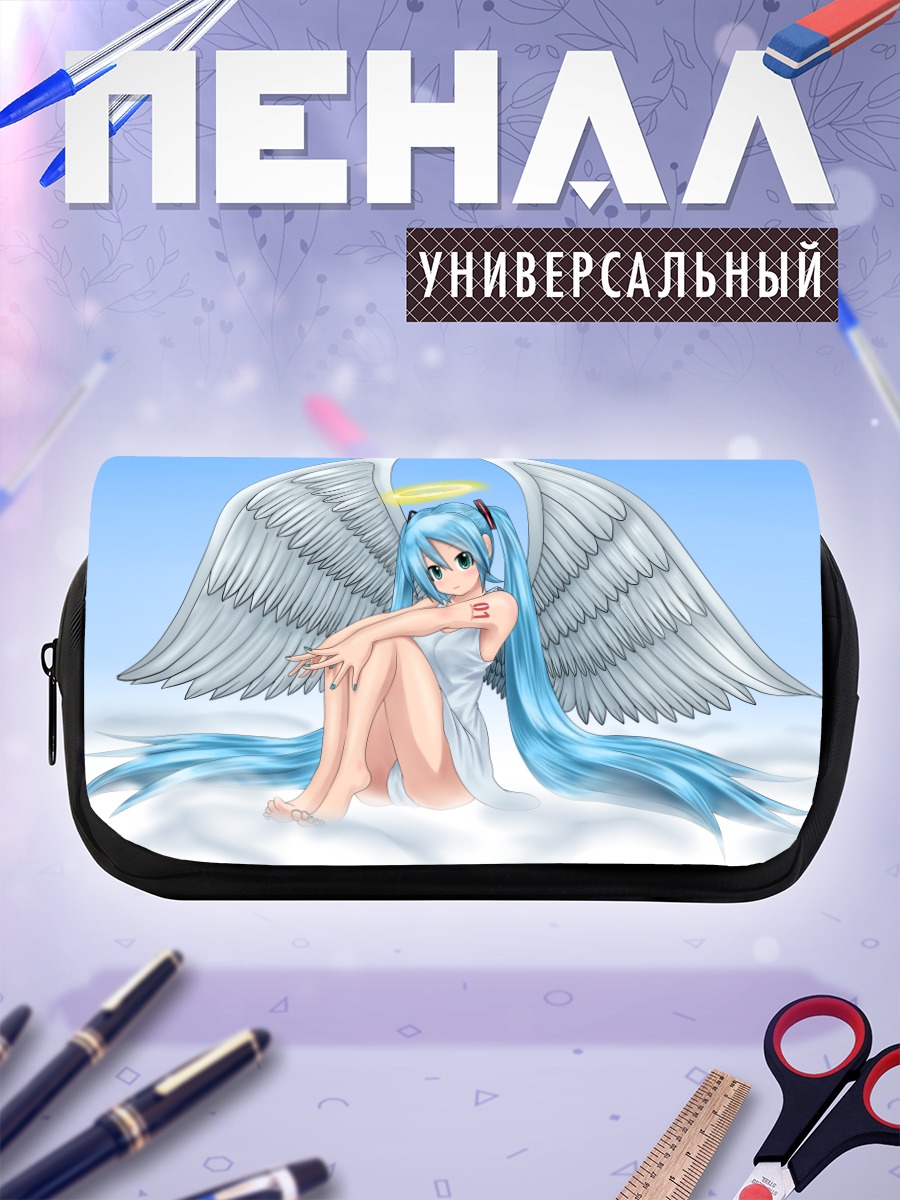 Пенал-косметичка Мику Хацунэ ангел