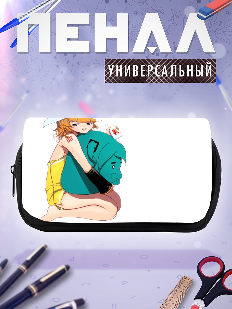 Пенал-косметичка Рин Кагамин с медведем