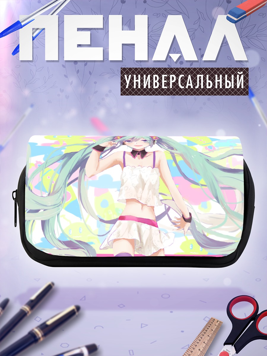 Пенал-косметичка Мику Хацунэ в платье