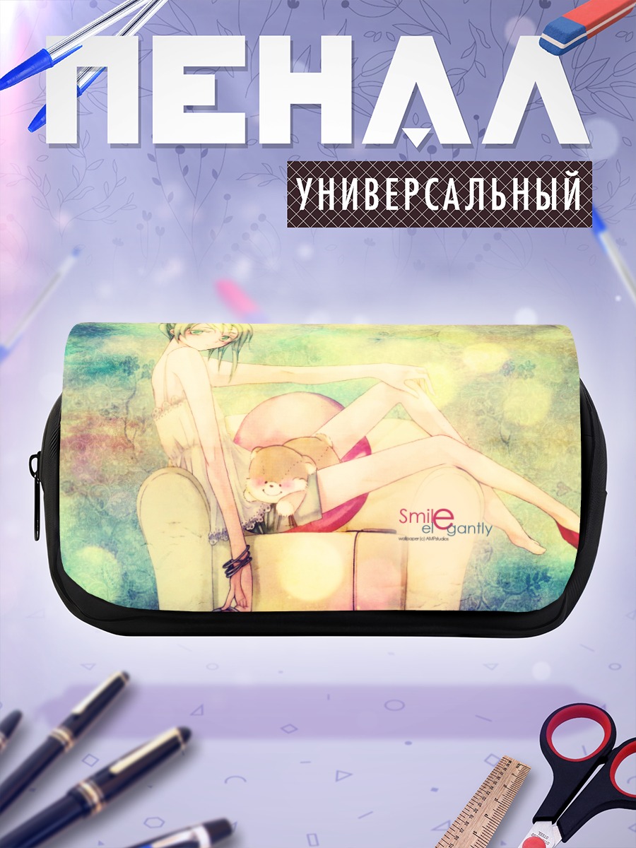 Пенал-косметичка Мику Хацунэ в кресле