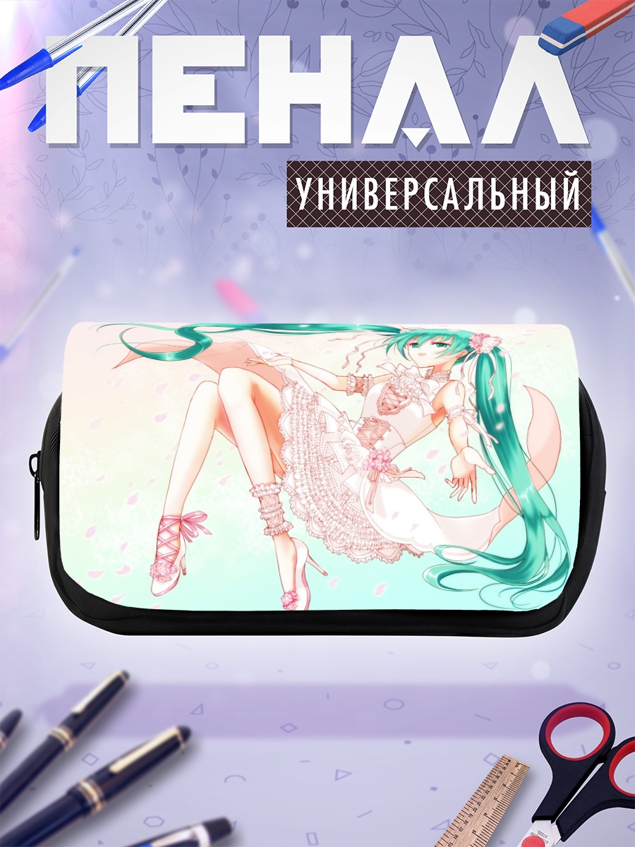 Пенал-косметичка Мику Хацунэ в платье