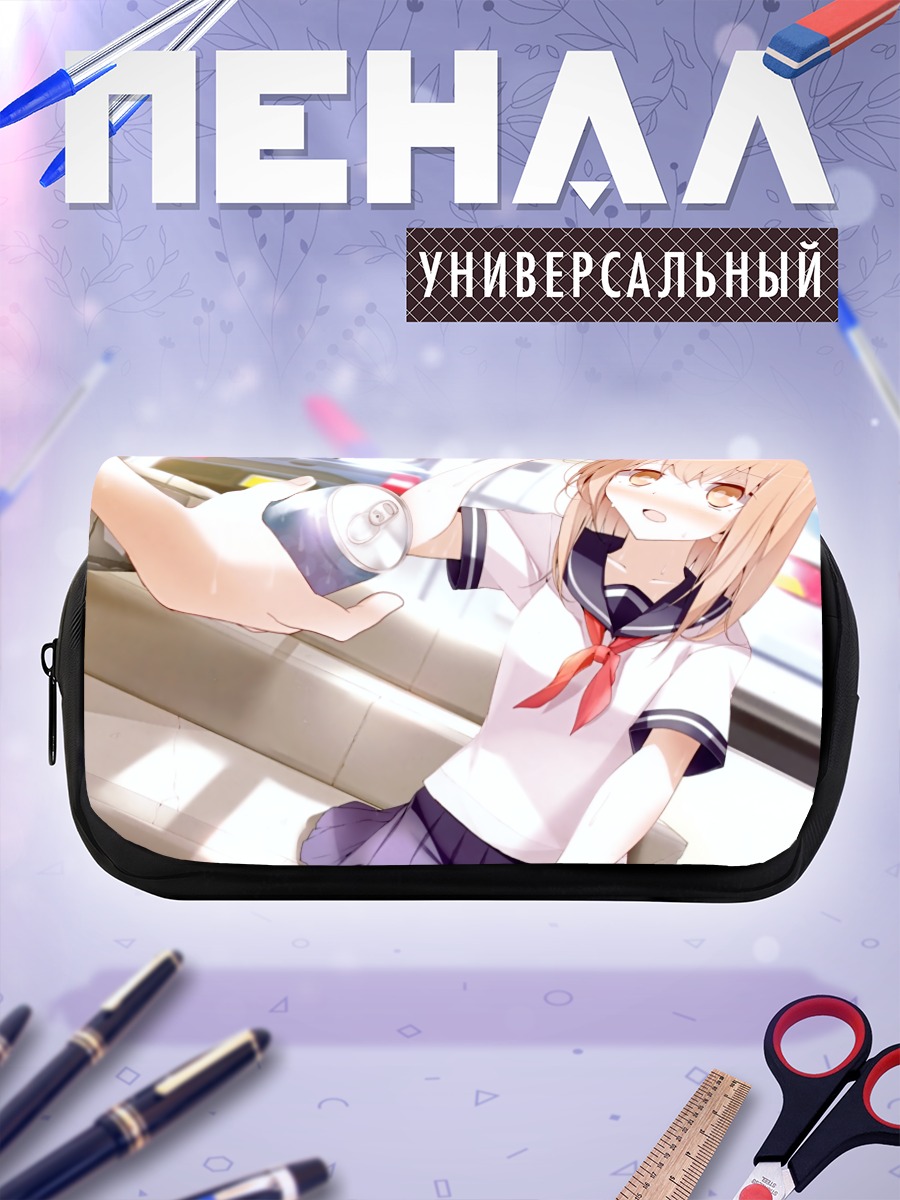 Пенал-косметичка Блондинка в форме