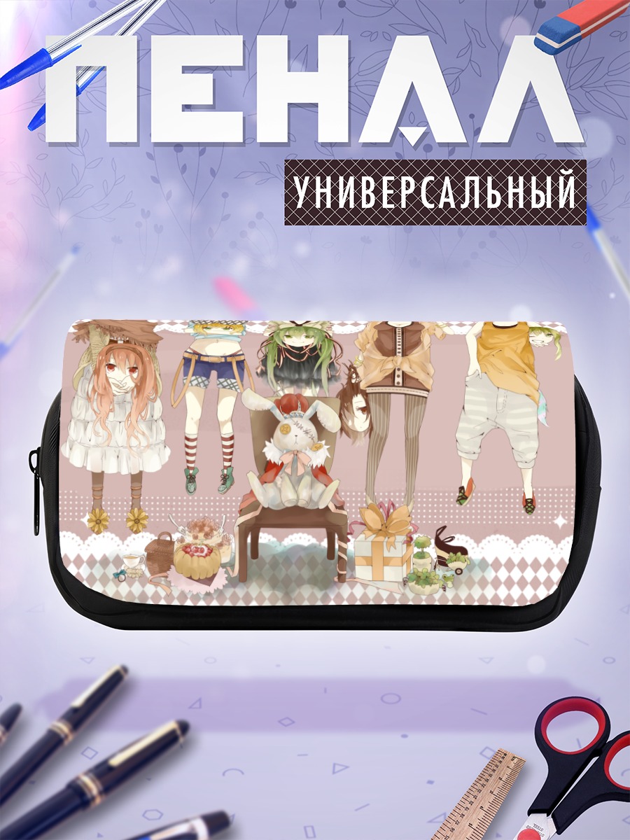Пенал-косметичка Мику Хацунэ и подруги
