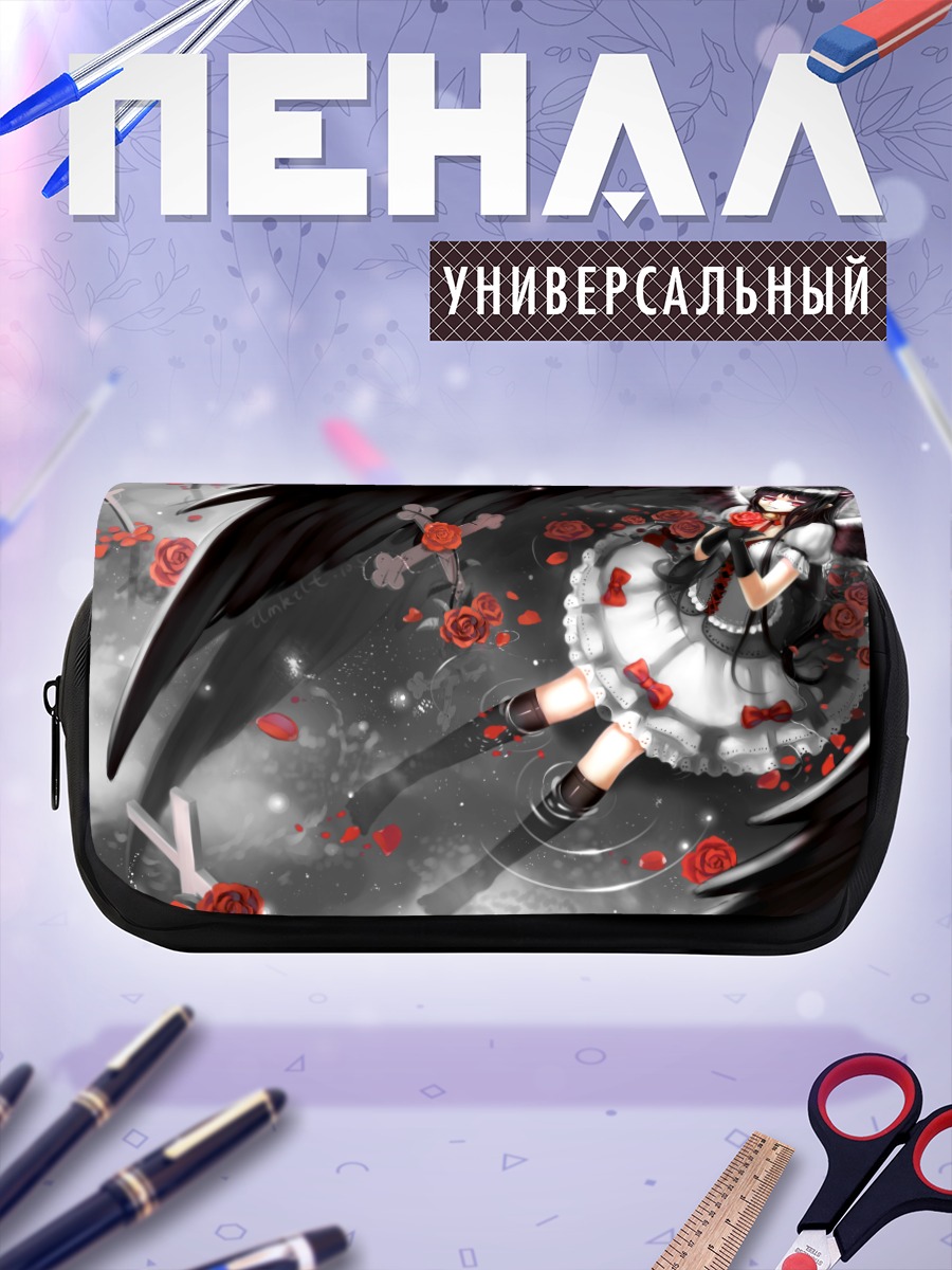Пенал-косметичка Демон в розах