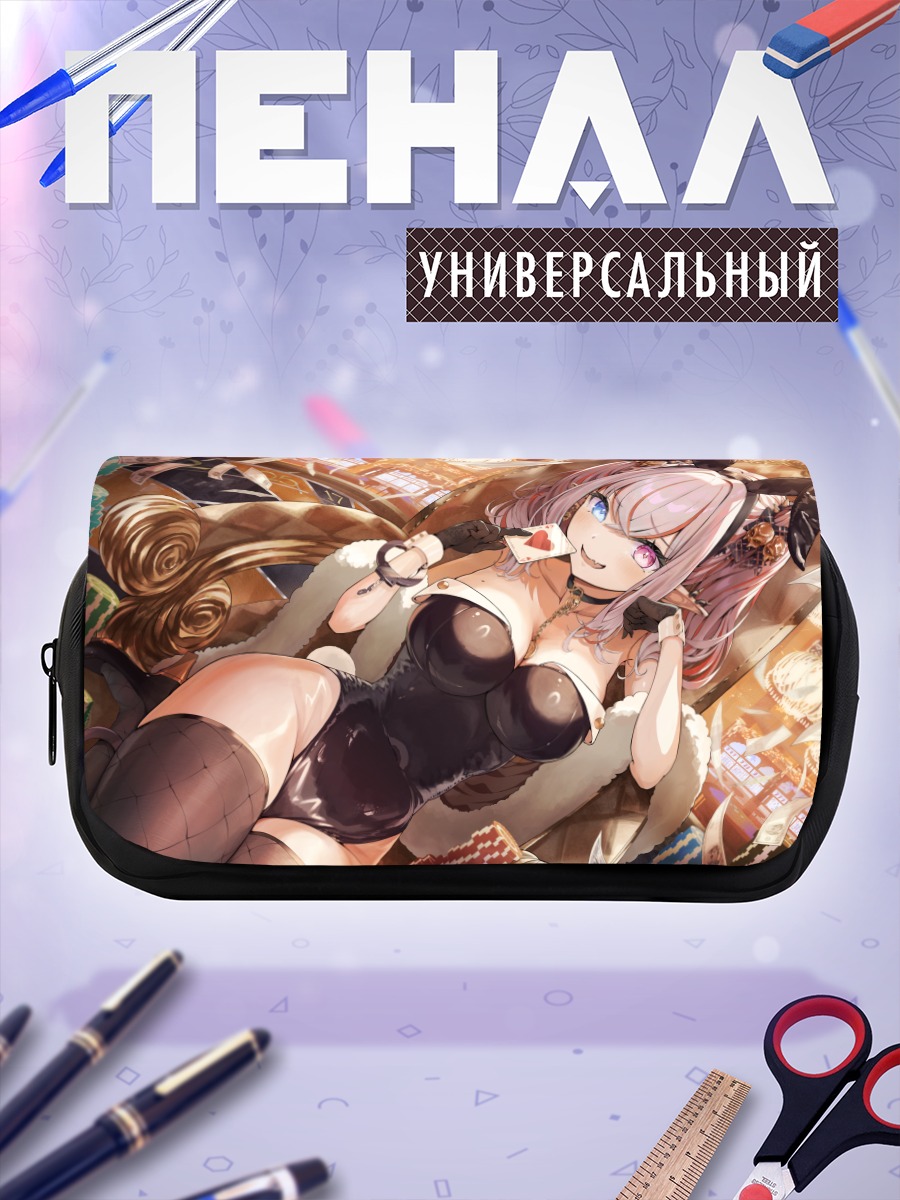 Пенал-косметичка Зайка в чокере