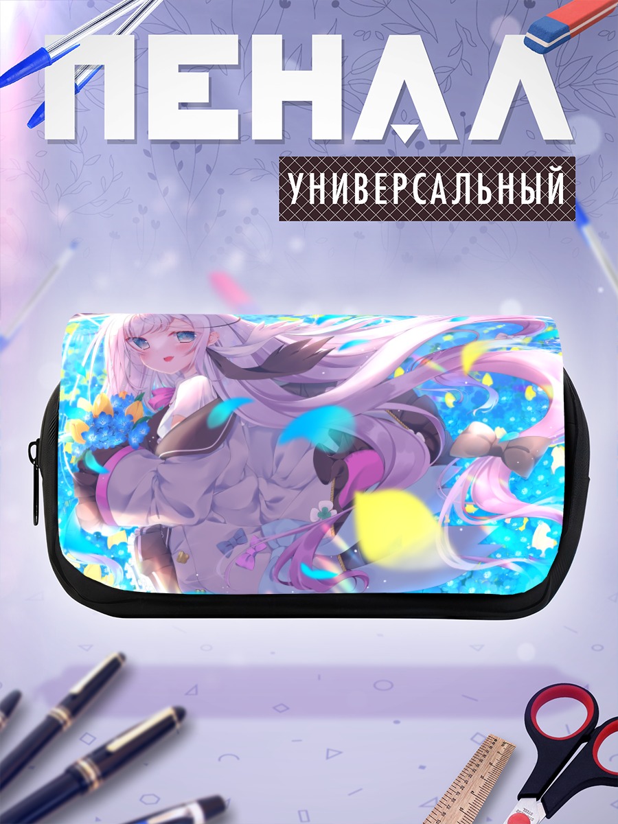 Пенал-косметичка Ироха Аваэ в цветах