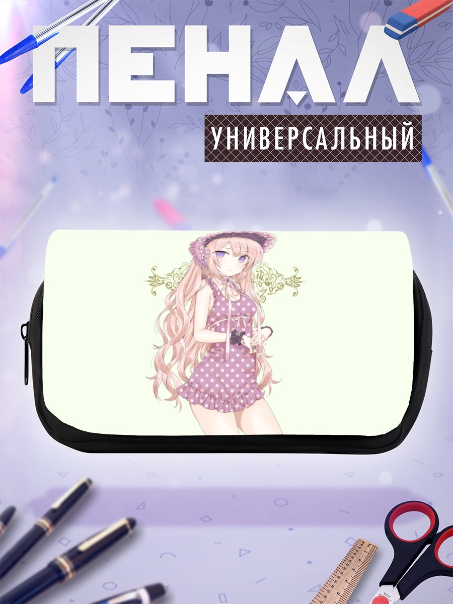 Пенал-косметичка Девушка в горошек