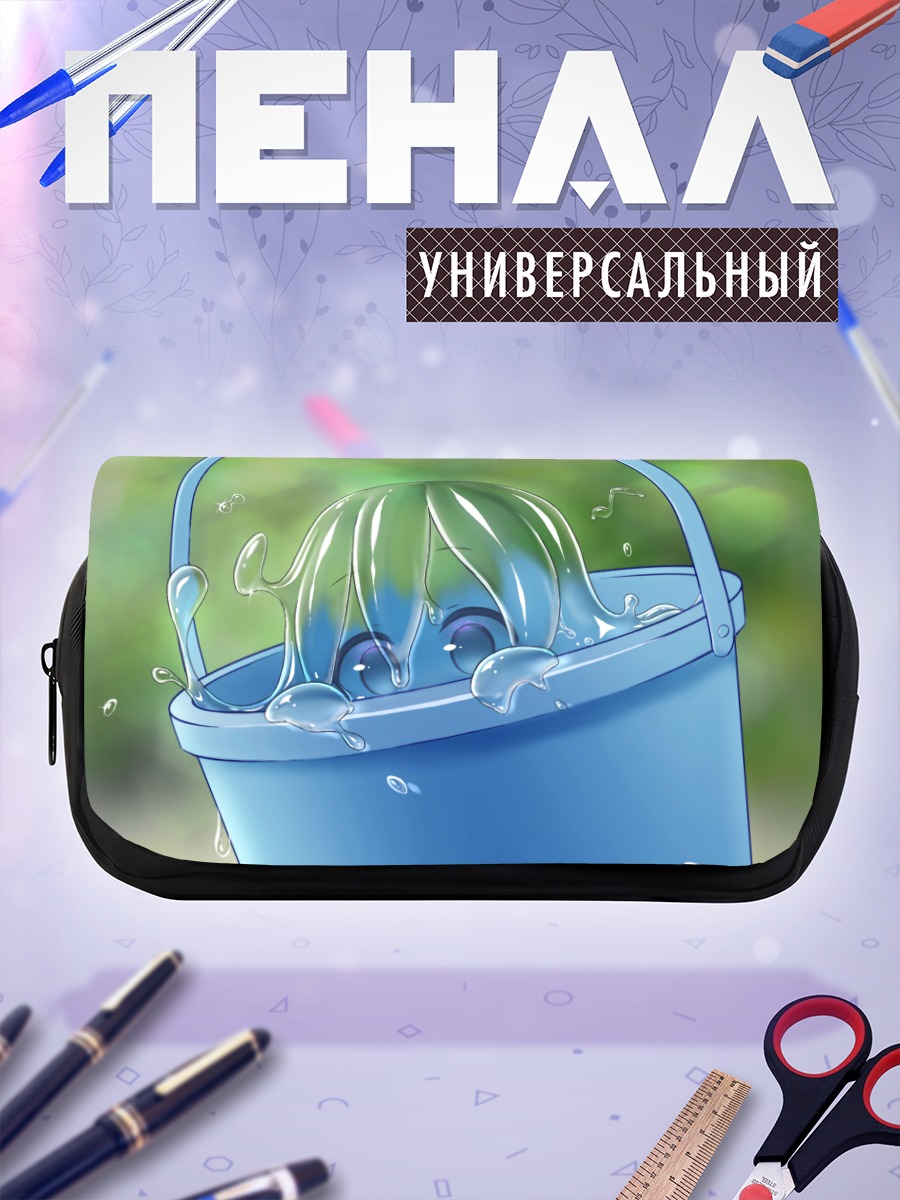 Пенал-косметичка Мику Хацунэ в ведре