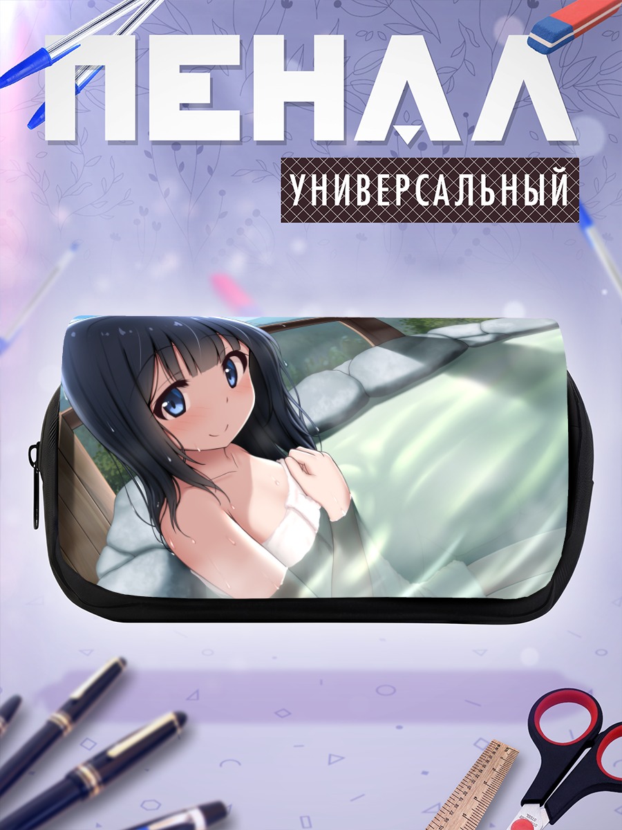 Пенал-косметичка Девушка в онсене